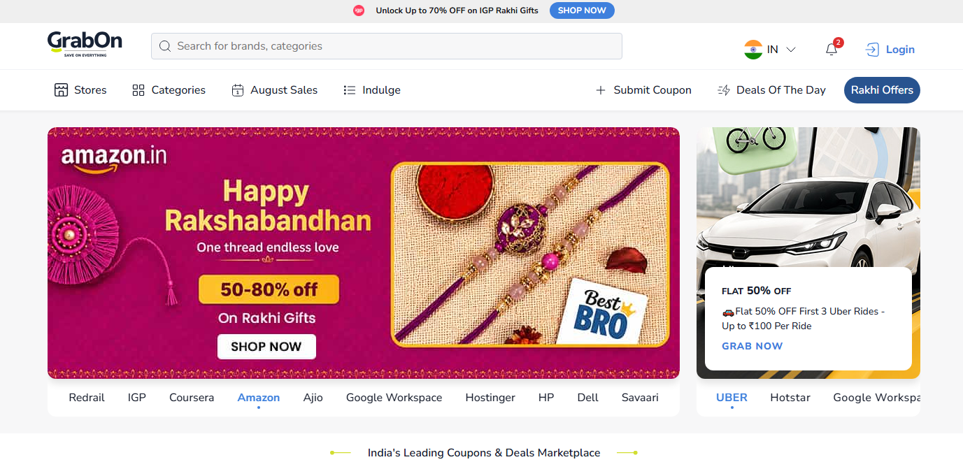couponsZone is best coupon websites in india